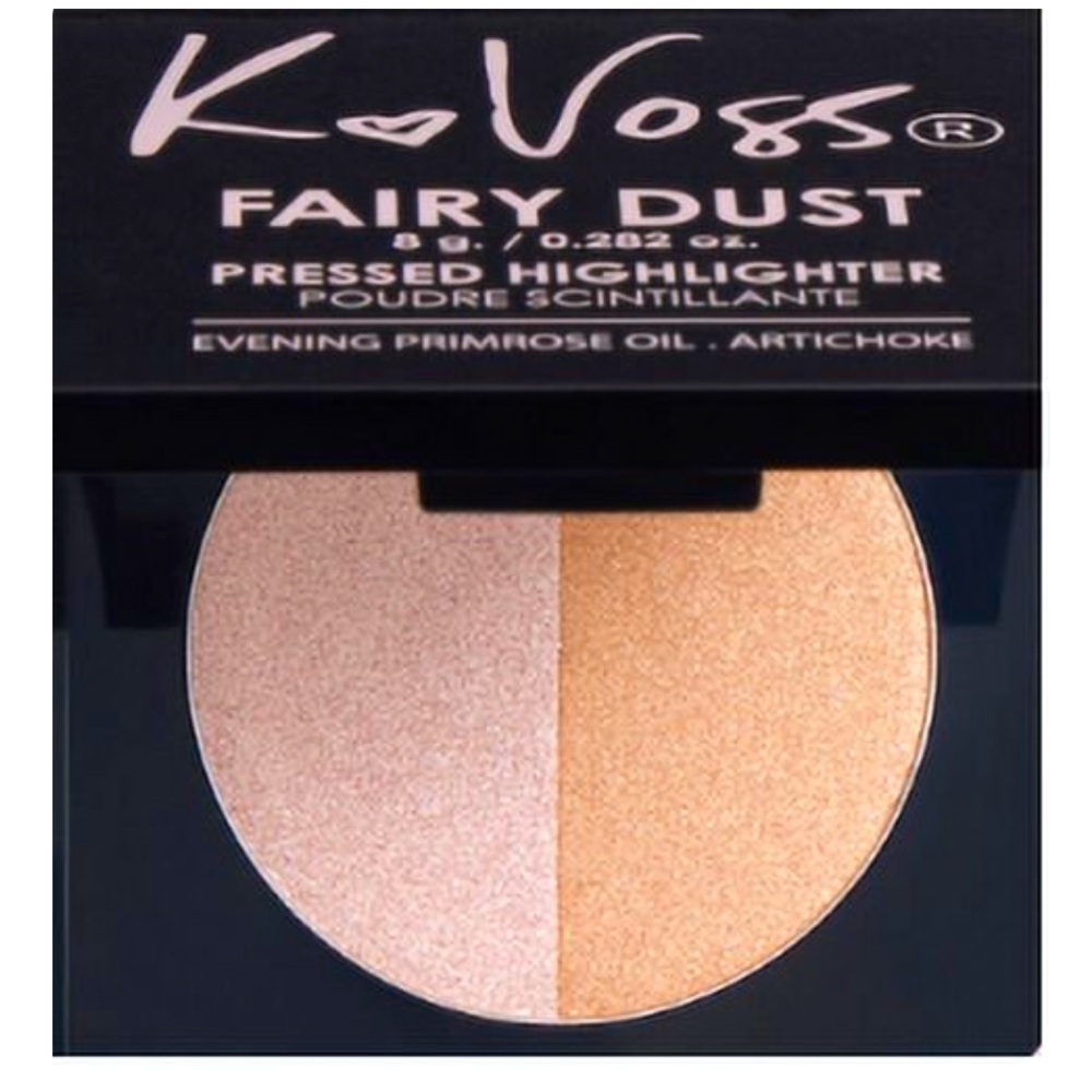 K Voss Fairy Dust Deluxe Pressed Highlighter In Moonlight & Starkissed P…